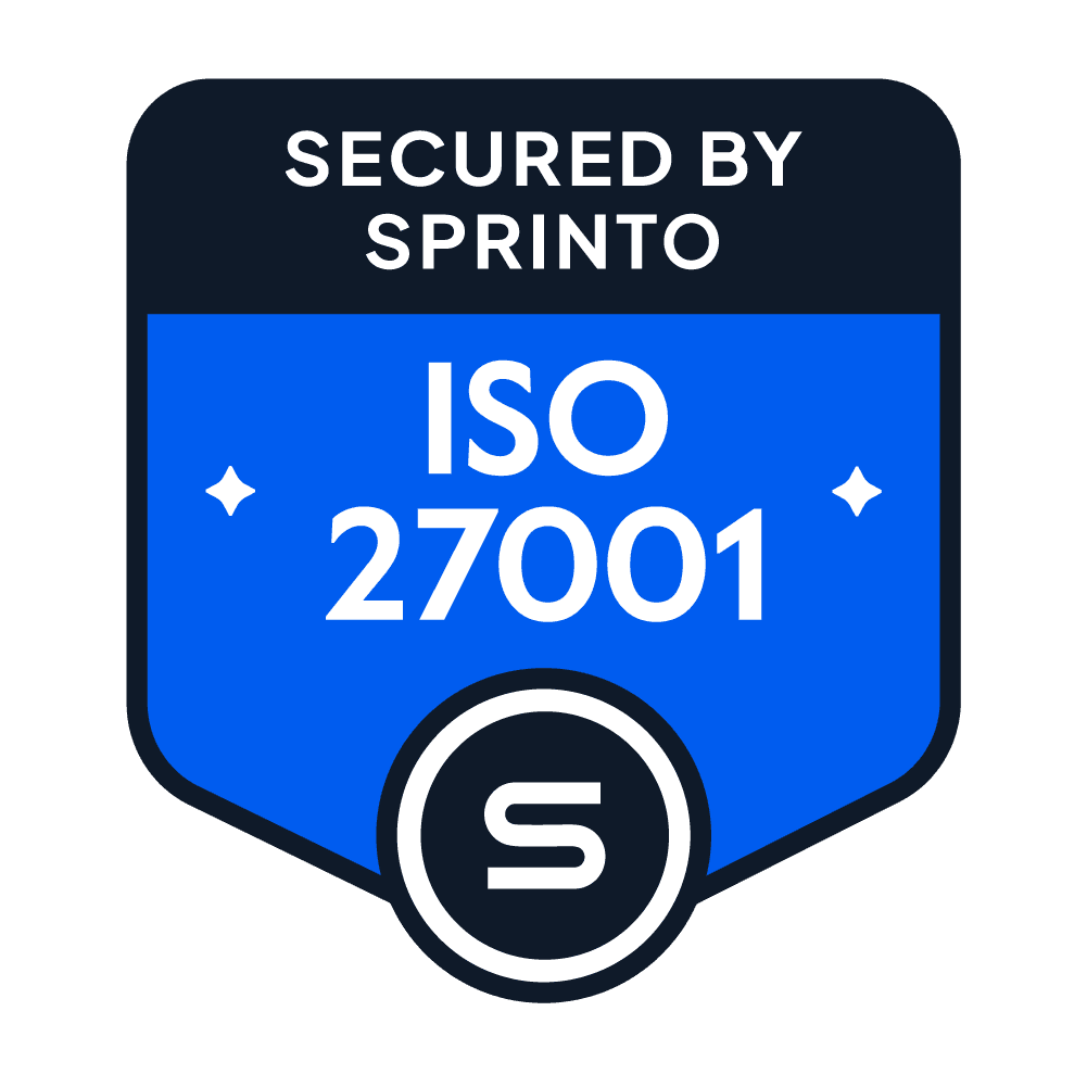 ISO 27001 Certified